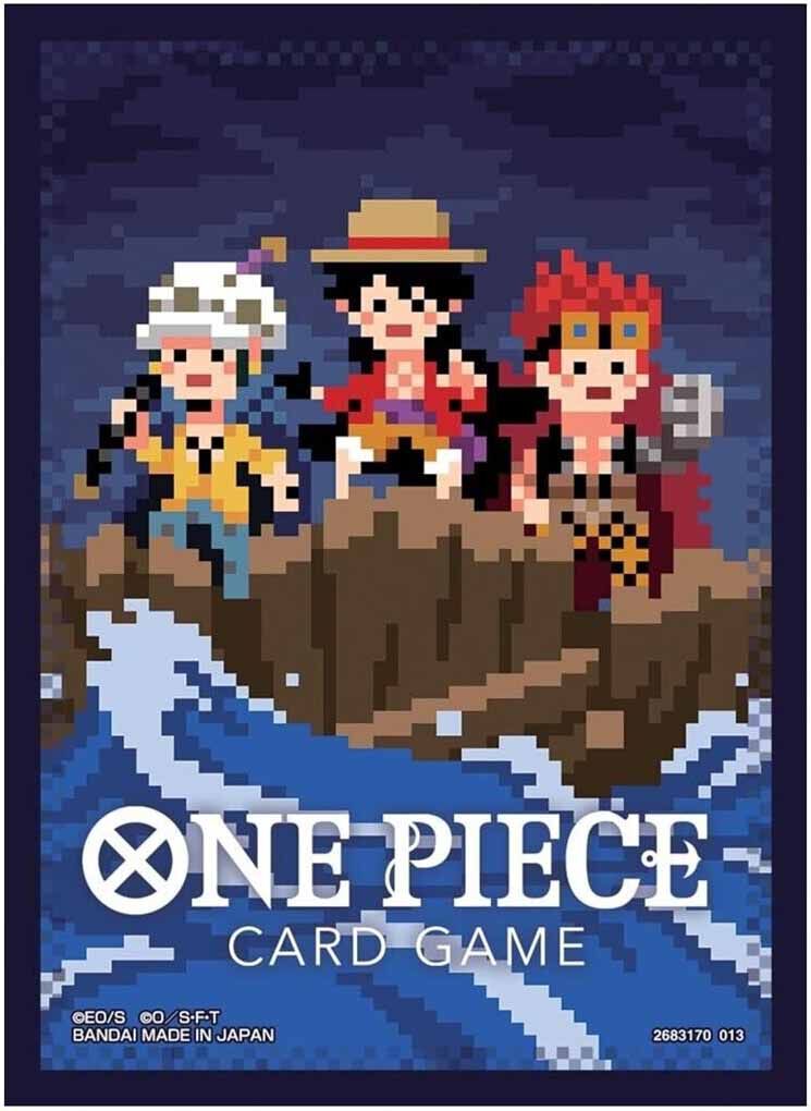 One Piece Card Game - Official Sleeves Set No. 6 - The 3 Captains Dot (70 Sleeves) 