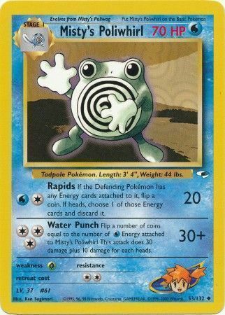 Misty’s Poliwhirl - 53/132 - Unlimited - EN