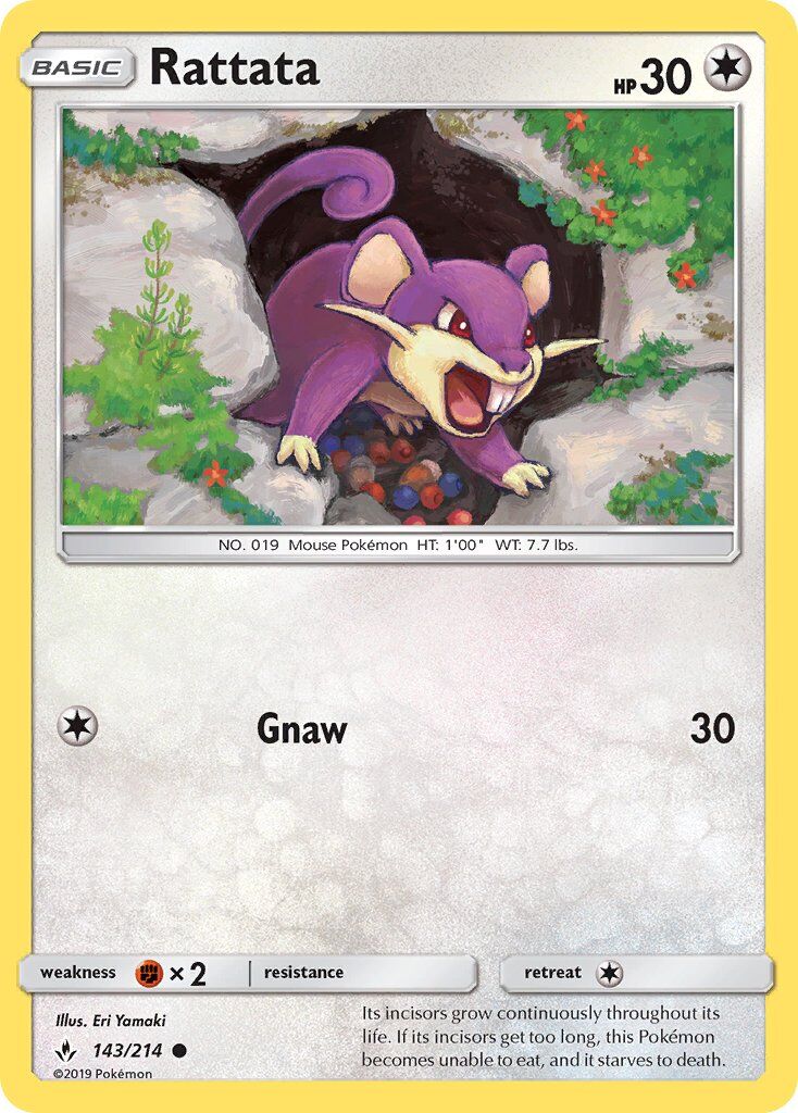 Rattata - 143/214 - EN