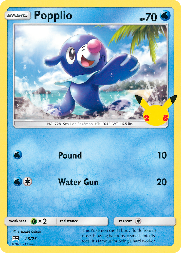 Popplio - 23/25 - EN Popplio - 23/25 - EN