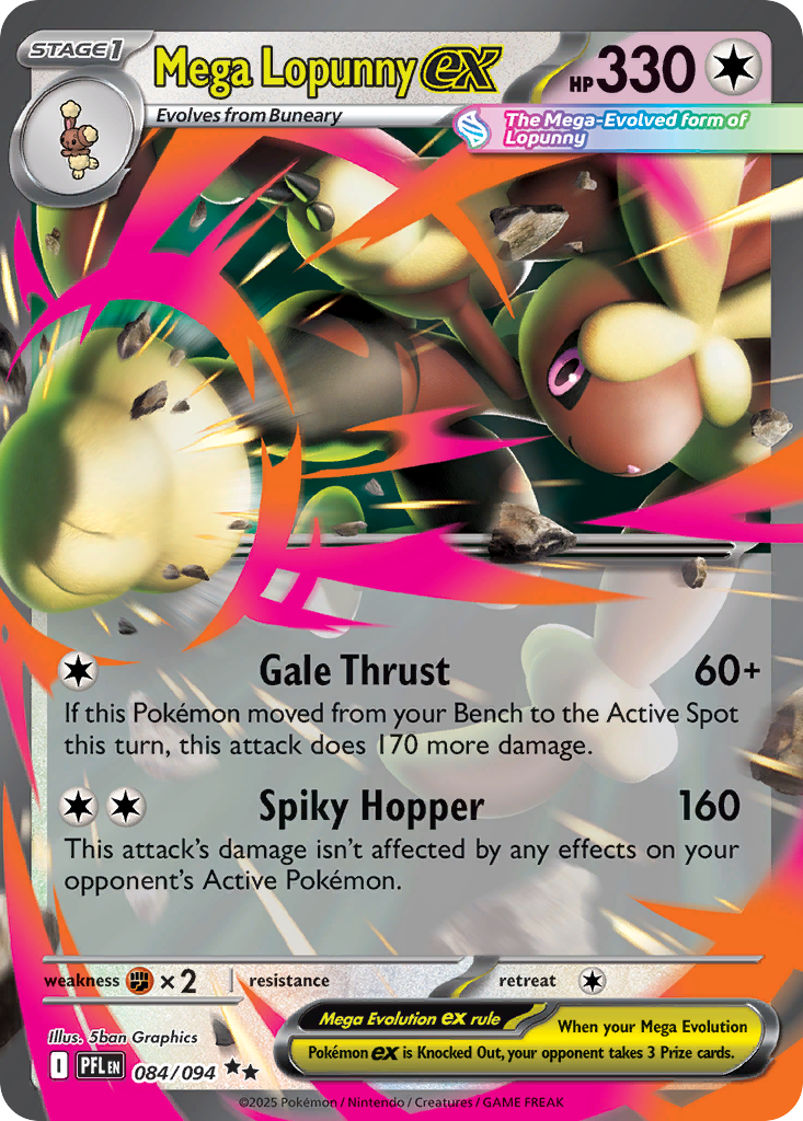 Mega Lopunny ex - 084/094 - EN Mega Lopunny ex - 084/094 - EN