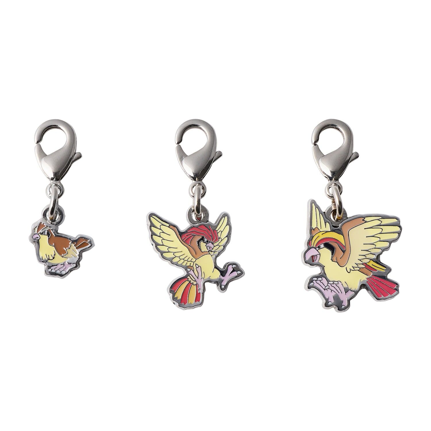 Pokemon Center - Pidgey, Pidgeotto, Pidgeot Schlüsselanhänger - 3 Stück Pokemon Center - Pidgey, Pidgeotto, Pidgeot Schlüsselanhänger - 3 Stück