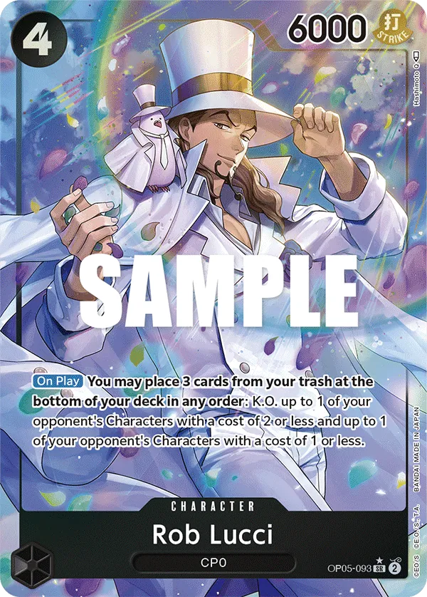 Rob Lucci - OP05-093 - Alternate Art