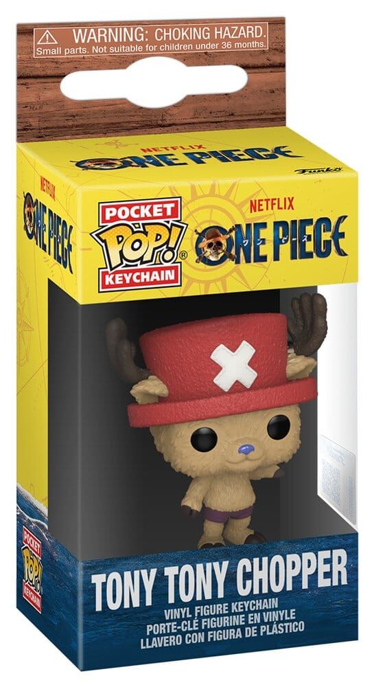 One Piece Pocket POP! Keychain Vinyl Schlüsselanhänger Tony Chopper 4cm