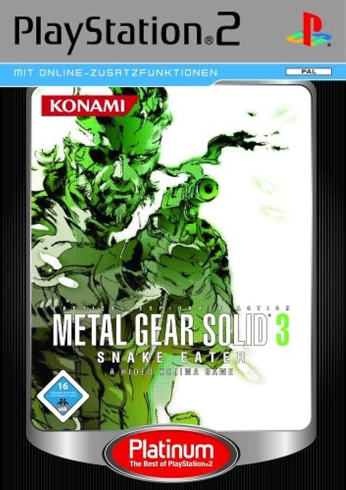 Metal Gear Solid 3 Snake Eater [Platinum] - OVP - PS2 - EN