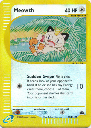 Meowth - 78/144 - Reverse Holo - EN