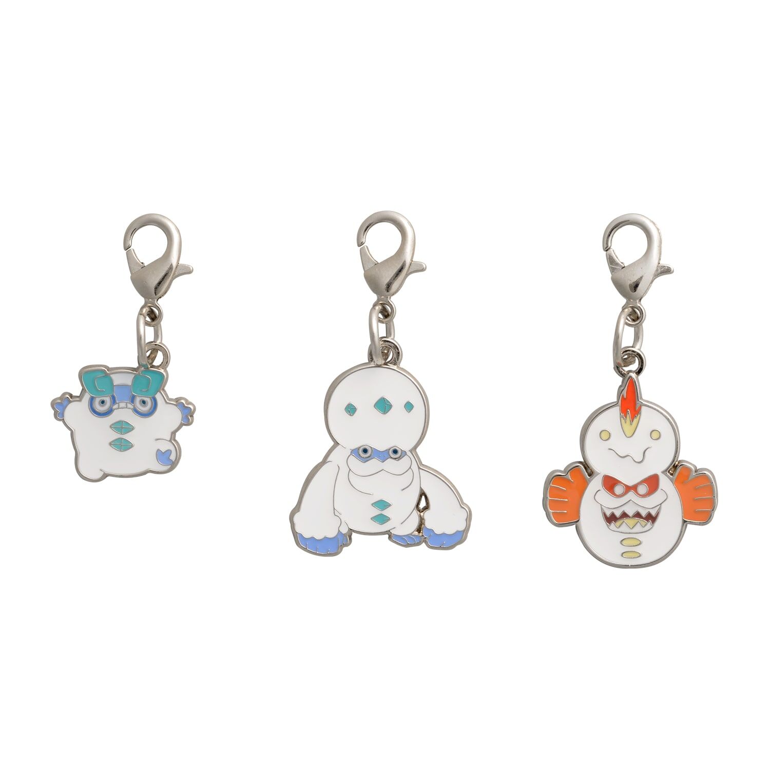 Pokemon Center - Galarian Darumaka, Galarian Darmanitan Schlüsselanhänger - 3 Stück