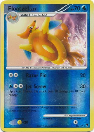 Floatzel - 58/147 - Reverse Holo - EN