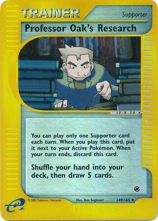 Professor Oak’s Research - 149/165 - Reverse Holo - EN