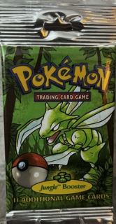 Pokémon Jungle Long Crimp Booster Sealed (Scyther Artwork) 1999 - EN Pokémon Jungle Long Crimp Booster Sealed (Scyther Artwork) 1999 - EN