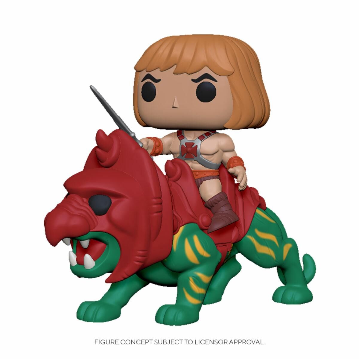 Masters of the Universe POP! Rides Vinyl Figur He-Man on Battle Cat 18 cm
