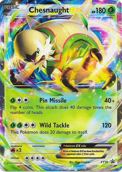 Chesnaught EX XY18 - Pokémon TCG