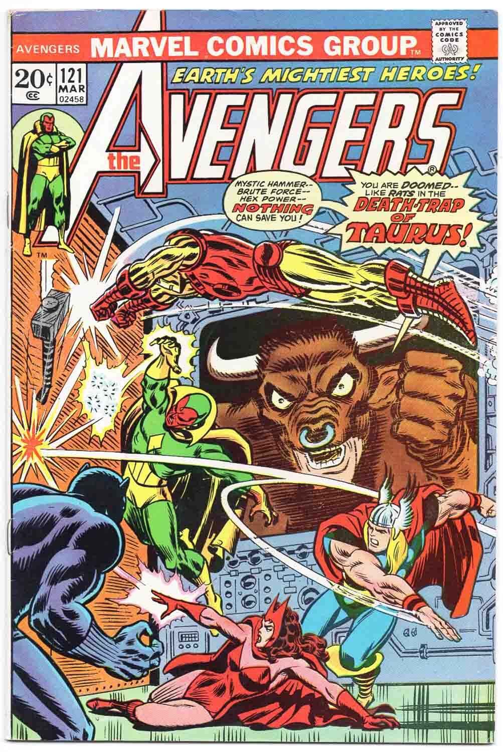 Avengers #121