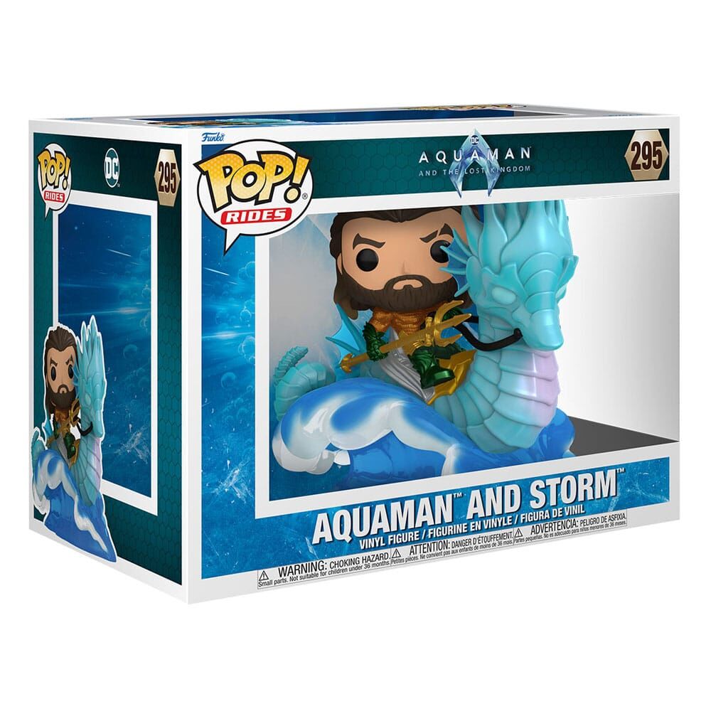 Aquaman and the Lost Kingdom POP! Rides Deluxe Vinyl Figur Aquaman & Storm 15 cm Aquaman and the Lost Kingdom POP! Rides Deluxe Vinyl Figur Aquaman & Storm 15 cm