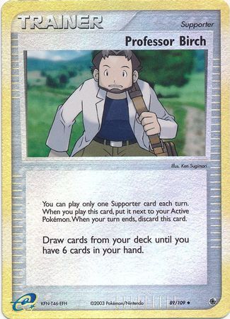 Professor Birch - 89/109 - Reverse Holo - EN Professor Birch - 89/109 - Reverse Holo - EN