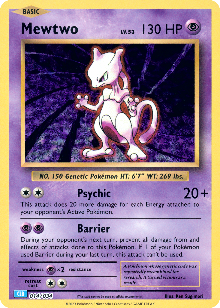 Mewtwo - 014/34 - EN