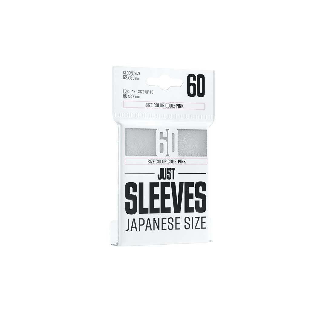 Just Sleeves - Japanese Size White (60 Sleeves) Just Sleeves - Japanese Size White (60 Sleeves)