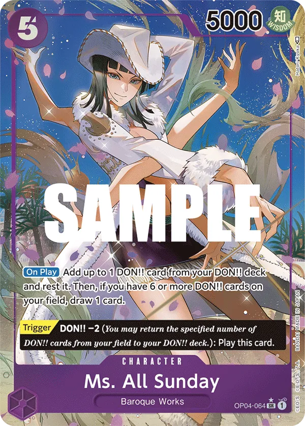 Ms. All Sunday - OP04-064- Alternate Art - JP