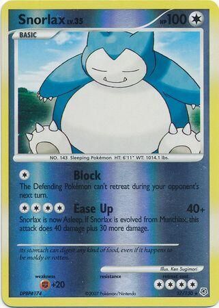 Snorlax - 37/130 - Reverse Holo - EN Snorlax - 37/130 - Reverse Holo - EN