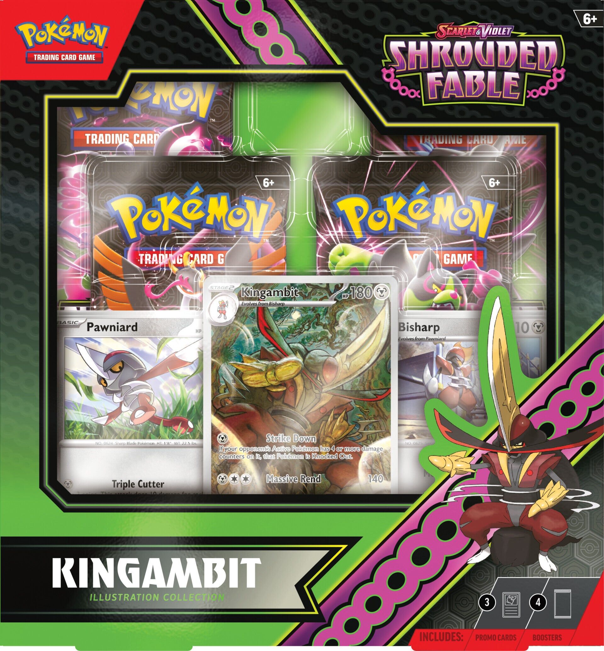 Pokémon TCG: Scarlet & Violet - Shrouded Fable - Kingambit Illustration Rare Box - EN